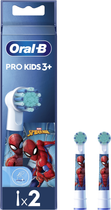 Насадки для електричної зубної щітки Oral-b Braun Kids Spider-Man, 2 шт (8006540805008) - зображення 1