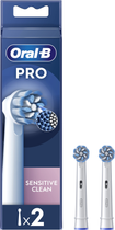 Końcówki do szczoteczki elektrycznej Oral-B Pro Sensitive Clean, 2 szt. białe (8006540847923) - obraz 1