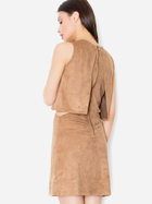 Sukienka na ramiączkach damska letnia Figl M461 M Brązowa (5901299589984) - obraz 2