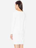 Sukienka krótka jesienna damska Figl M471 XL Ecru (5901299590621) - obraz 2