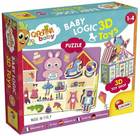 Настільна гра Lisciani Carotina Baby Logic 3D The Toy Store (8008324092543) - зображення 1