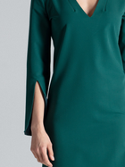 Плаття міді осіннє жіноче Figl M550 S Зелене (5902194337502) - зображення 4