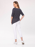 Блузка жіноча Look Made With Love Astrid 126 Nika Stripes S-M Темно-синій/Білий (5903999303785) - зображення 3