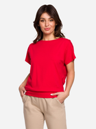 Bluzka damska z krótkim rękawem BeWear B224 XXL Czerwona (5903887655613) - obraz 2