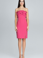 Sukienka krótka letnia damska Figl M571 S Różowa (5902194343626) - obraz 1