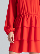 Плаття коротке літнє жіноче Figl M601 M Червоне (5902194349161) - зображення 5