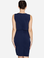 Плаття коротке літнє жіноче Lenitif K388 XL Темно-синє (5902194331319) - зображення 2