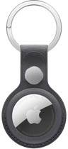 Skórzany brelok Apple do AirTag z pierścieniem do kluczy Black (MT2H3) - obraz 1