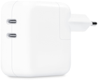 Мережевий зарядний пристрій Apple 35 Вт Dual USB-C Power Adapter Model А2676 (MW2K3) - зображення 3