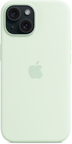 Панель Apple MagSafe Silicone Case для Apple iPhone 15 Soft Mint (MWNC3) - зображення 5