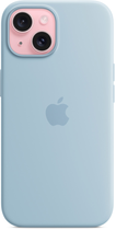 Панель Apple MagSafe Silicone Case для Apple iPhone 15 Light Blue (MWND3) - зображення 2