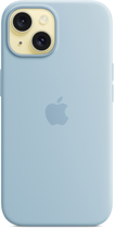 Панель Apple MagSafe Silicone Case для Apple iPhone 15 Light Blue (MWND3) - зображення 3