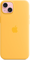 Панель Apple MagSafe Silicone Case для Apple iPhone 15 Plus Sunshine (MWNF3) - зображення 2