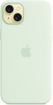 Панель Apple MagSafe Silicone Case для Apple iPhone 15 Plus Soft Mint (MWNG3) - зображення 3