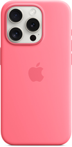 Панель Apple MagSafe Silicone Case для Apple iPhone 15 Pro Pink (MWNJ) - зображення 3