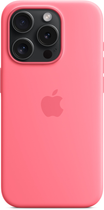 Панель Apple MagSafe Silicone Case для Apple iPhone 15 Pro Pink (MWNJ) - зображення 4