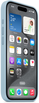 Панель Apple MagSafe Silicone Case для Apple iPhone 15 Pro Light Blue (MWNM3) - зображення 5