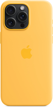 Панель Apple MagSafe Silicone Case для Apple iPhone 15 Pro Max Sunshine (MWNP3) - зображення 4