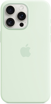 Panel Apple MagSafe Silicone Case dla iPhone'a 15 Pro Max Soft Mint (MWNQ3) - obraz 3