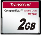 Karta pamięci Transcend CF220I Compact Flash 2GB (TS2GCF220I) - obraz 1