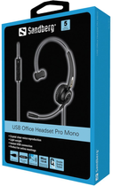 Навушники Sandberg USB Office Headset Pro Mono (5705730126147) - зображення 3
