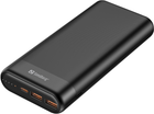 УМБ Sandberg PD 65W 3A QC3.0 20000 mAh Black (5705730420627) - зображення 1