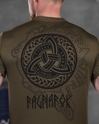 Тактическая потоотводящая футболка Oblivion tactical RAGNAROK олива 2XL - изображение 6