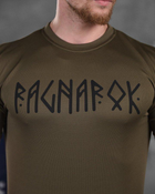 Тактическая потоотводящая футболка Oblivion tactical RAGNAROK олива S - изображение 2