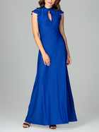 Плаття вечірнє довге жіноче Lenitif K486 M Синє (5902194353854) - зображення 1