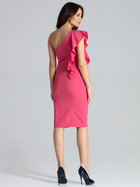 Плаття міді літнє жіноче Lenitif K488 S Рожеве (5902194354127) - зображення 2