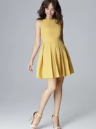 Плаття коротке літнє жіноче Lenitif L006 XL Жовте (5902194356459) - зображення 3
