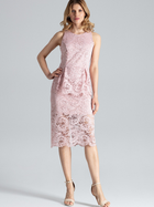 Плаття вечірнє міді літнє жіноче Figl M640 S Рожеве (5902194361859) - зображення 3