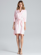 Плаття коротке літнє жіноче Figl M644 L Рожеве (5902194362153) - зображення 1