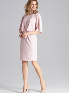 Sukienka tunika damska elegancka Figl M656 S Różowa (5902194364010) - obraz 3
