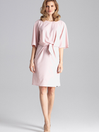 Sukienka tunika damska elegancka Figl M656 M Różowa (5902194364027) - obraz 5