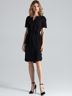 Плаття-футболка міді літнє жіноче Figl M669 S Чорне (5902194368018) - зображення 4