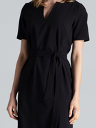 Плаття-футболка міді літнє жіноче Figl M669 S Чорне (5902194368018) - зображення 6