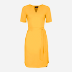 Плаття-футболка міді літнє жіноче Figl M669 XL Гірчичне (5902194368124) - зображення 6