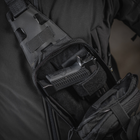 Сумка з липучкою Sling Pistol M-Tac Hex Elite Black/Black Bag - зображення 8