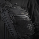 Сумка з липучкою Sling Pistol M-Tac Hex Elite Black/Black Bag - зображення 10