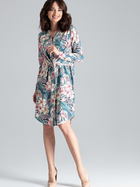 Плаття-сорочка міді літнє жіноче Lenitif L031 M Різнокольорове (5902194365505) - зображення 4