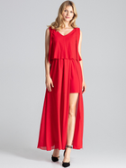 Плаття вечірнє довге літнє жіноче Figl M691 M Червоне (5902194376167) - зображення 1