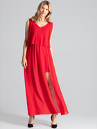 Плаття вечірнє довге літнє жіноче Figl M691 M Червоне (5902194376167) - зображення 3