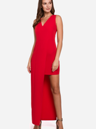 Sukienka damska wieczorowa Makover K026 XL Czerwona (5903068461125) - obraz 1