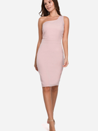 Плаття міді літнє жіноче Makover K003 S Світло-рожеве (5903068457562) - зображення 1