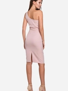 Плаття міді літнє жіноче Makover K003 M Світло-рожеве (5903068457555) - зображення 2