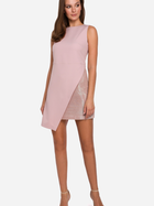 Плаття коротке літнє жіноче Makover K014 L Світло-рожеве (5903068459443) - зображення 1
