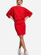 Плаття коротке осіннє жіноче Made Of Emotion M495 S-M Червоне (5903068475849) - зображення 1