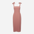 Sukienka ołówkowa damska elegancka Makover K046 M Różowa (5903068480126) - obraz 3