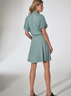 Плаття-сорочка коротке літнє жіноче Figl M739 L М'ятне (5902194385817) - зображення 2